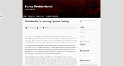 Desktop Screenshot of forexbrotherhood.com