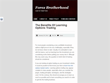 Tablet Screenshot of forexbrotherhood.com